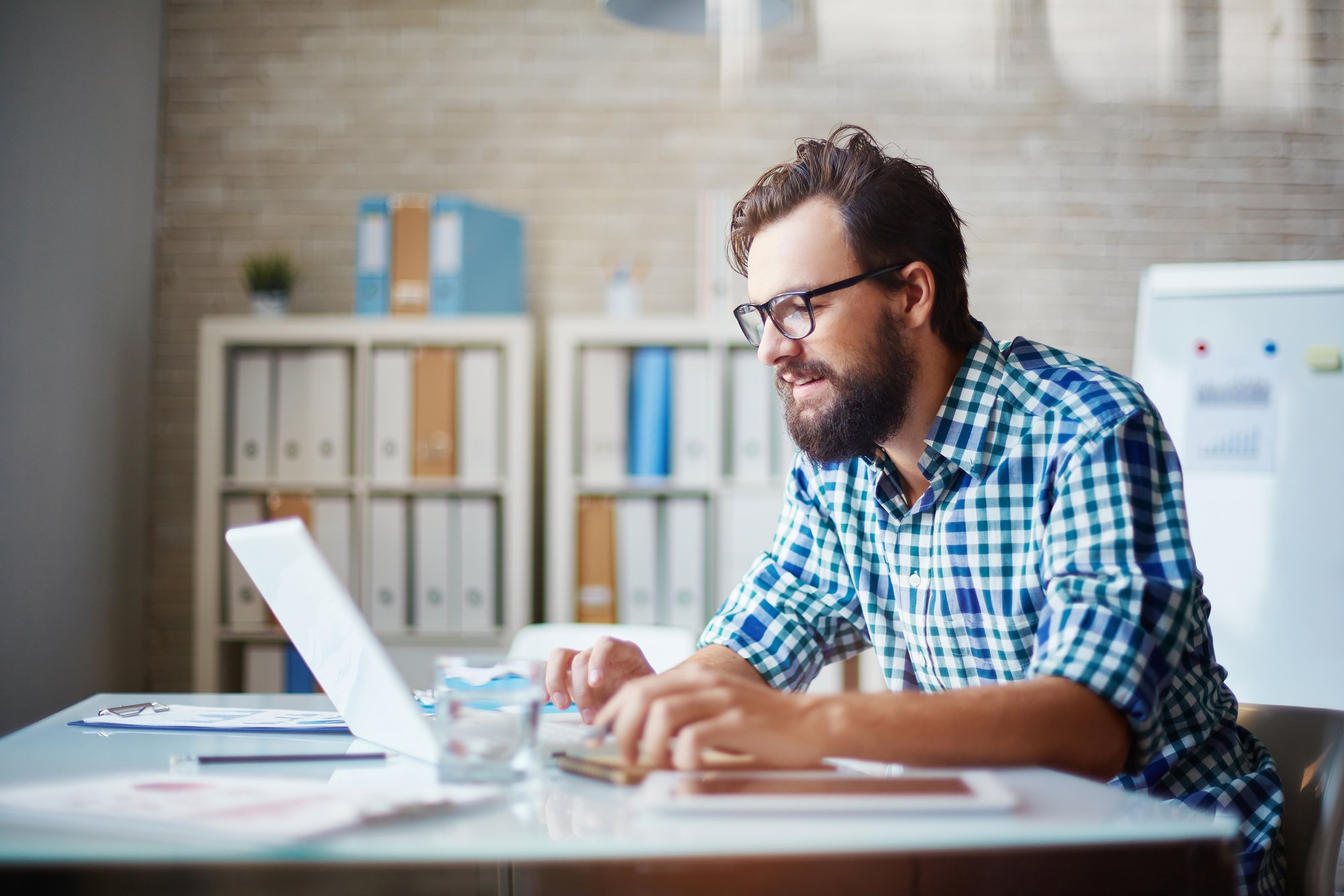 Typing-Man-with-Beard